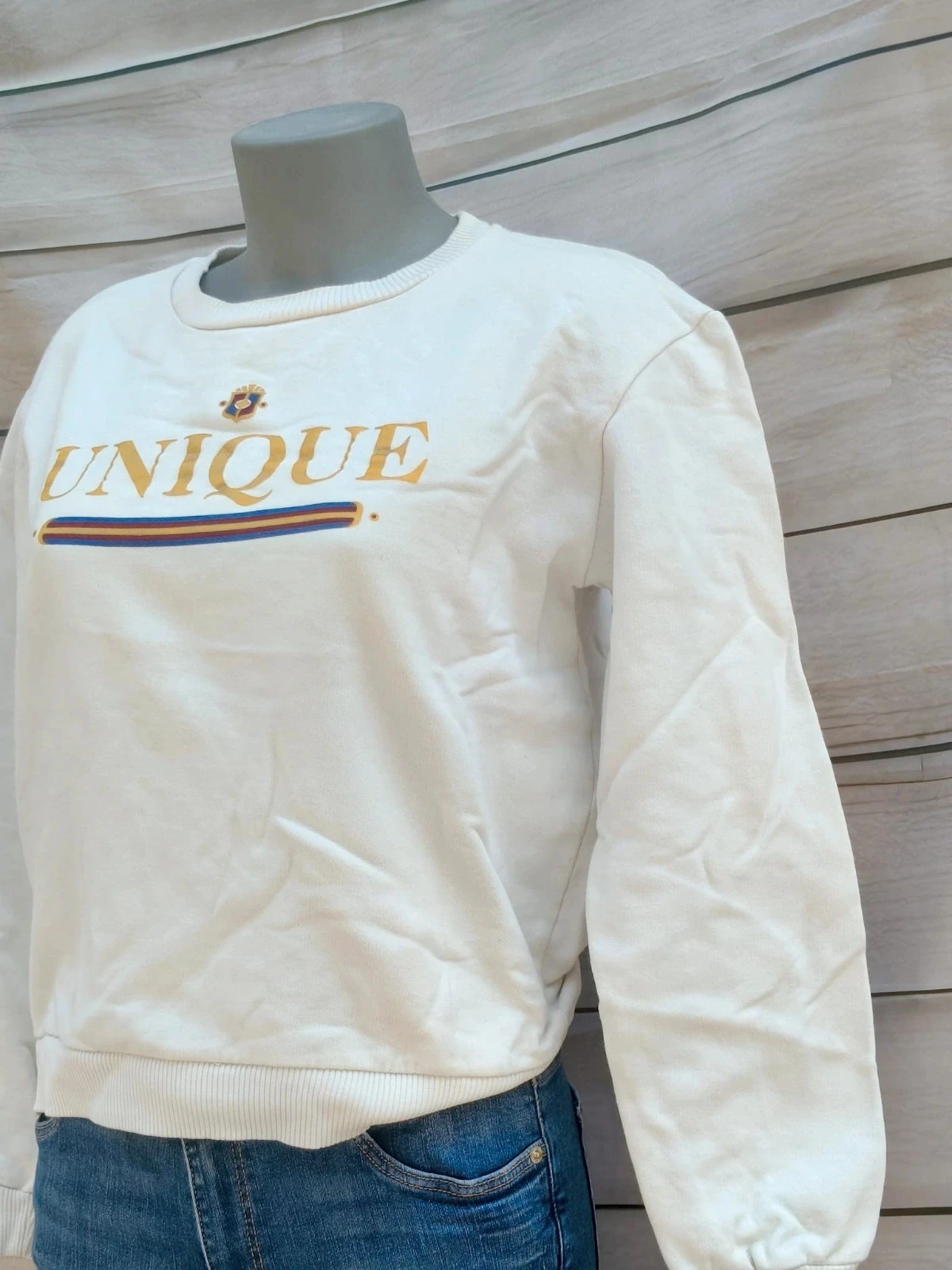 Sudadera Blanca - Stradivarius 💜 – photo 3